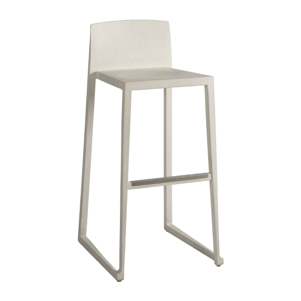 Barhocker Tonio weiß B45*T49*H94 SH76 cm mieten