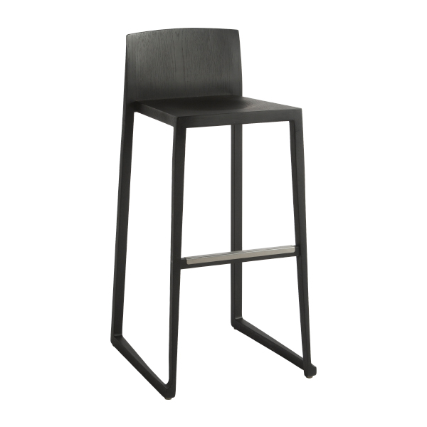 Barhocker Tonio schwarz B45*T49*H94 SH76 cm mieten