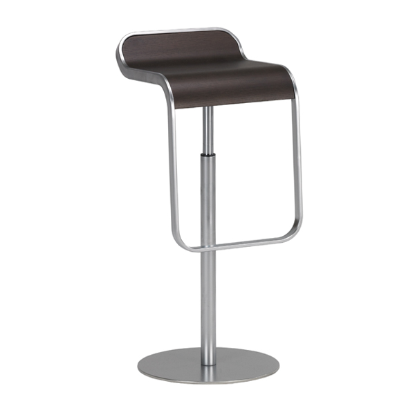 Barhocker LEM Chrom/Nussbaum B37*T42*H75-86 SH66-79 cm mieten