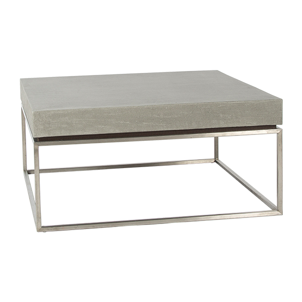 Zinzo Table mit Massif Sichtbeton L84*B84*H40 cm mieten
