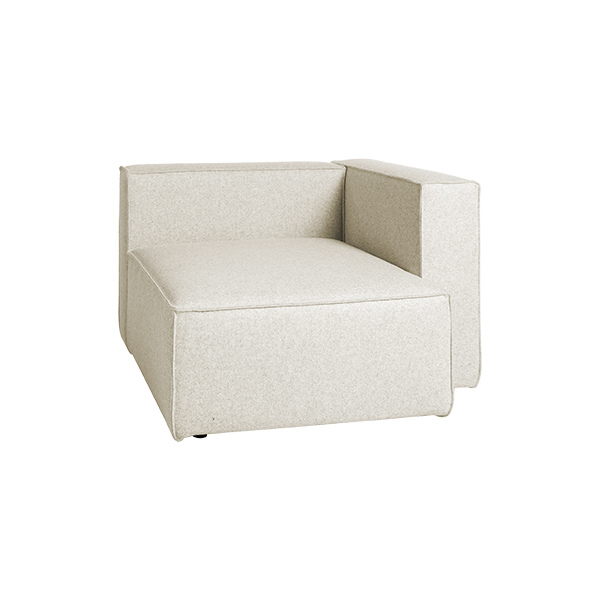 Sessel Moduplus Eckelement creme B92*T92*H61 SH38 cm mieten