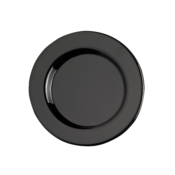 Glasteller Nubo schwarz Ø20 cm mieten
