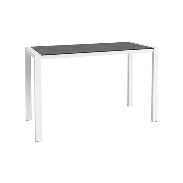 Stehtisch Algarve weiß/Volterra schwarz L180*B80*H110 cm mieten