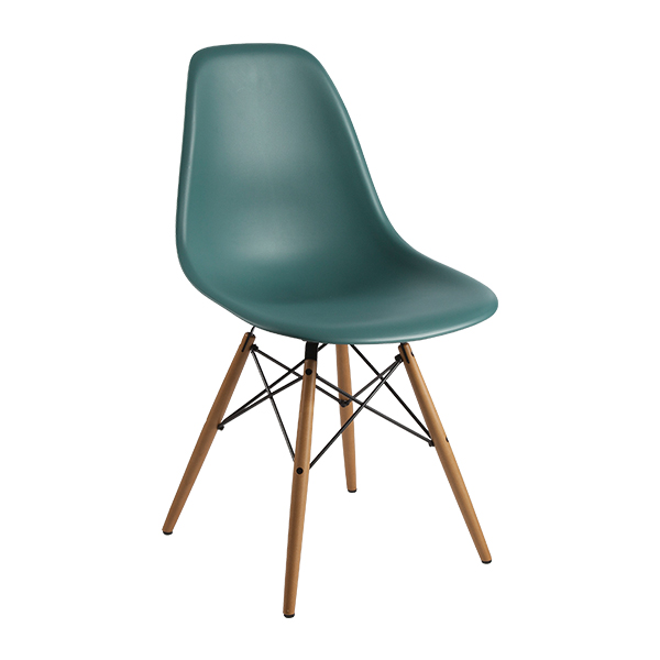 DSW Eames Plastic Chair Ahorn Sitz ocean mieten