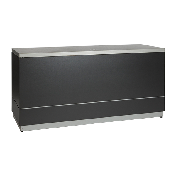 Theke anthrazit B200*T70*H95 cm mit Deckblatt silbergrau mieten