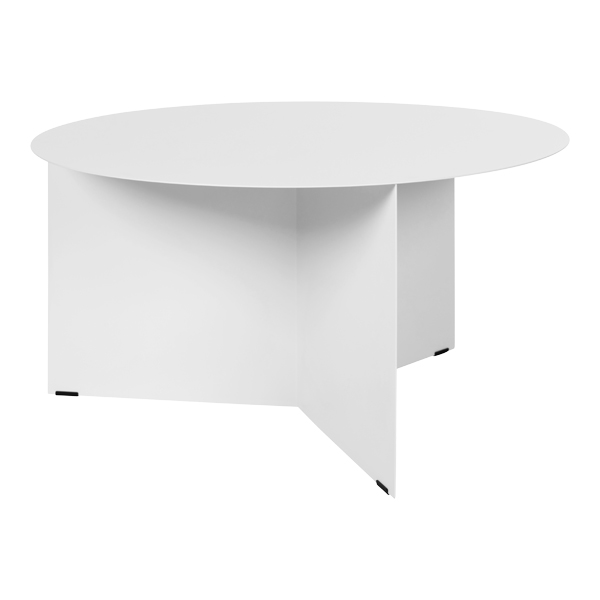 Slit Table weiß Ø65*H36 cm mieten