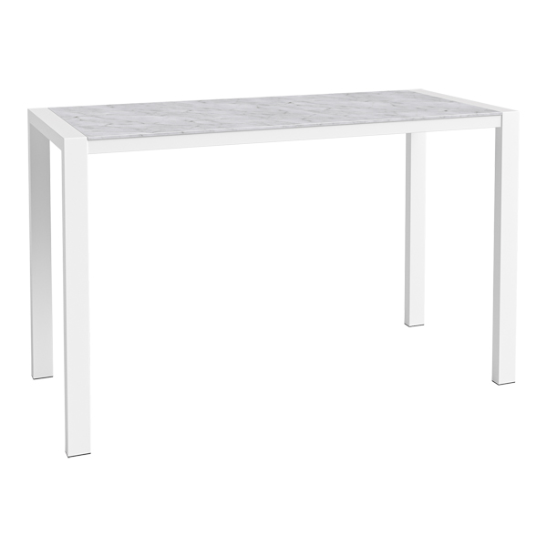 Stehtisch Algarve weiß/Volterra weiß L180*B80*H110 cm mieten