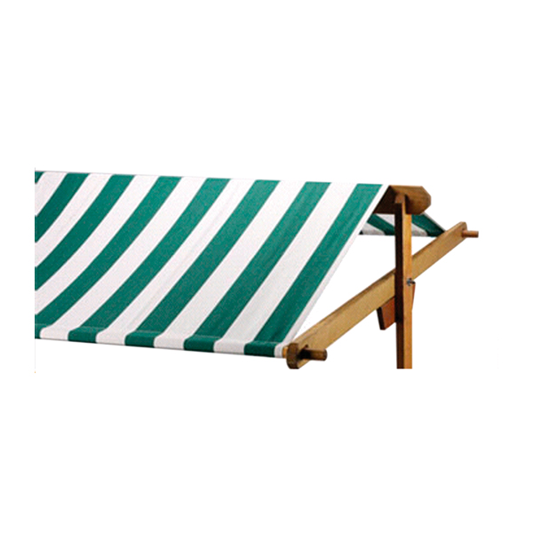 Marktstand aus Holz L200*B95*H243 cm mit Plane grün/weiß mieten