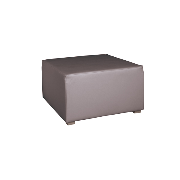 Lounge-Hocker Cannes platingrau B70*T70*H41cm mieten