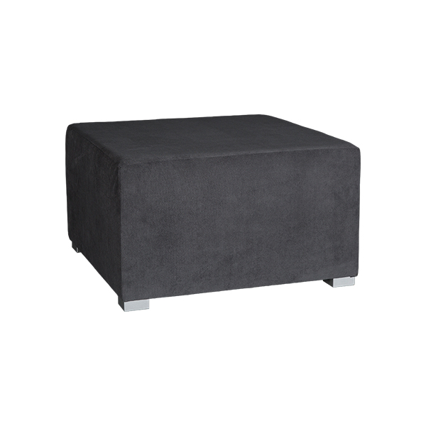 Lounge-Hocker Ontario Stoff grau mieten