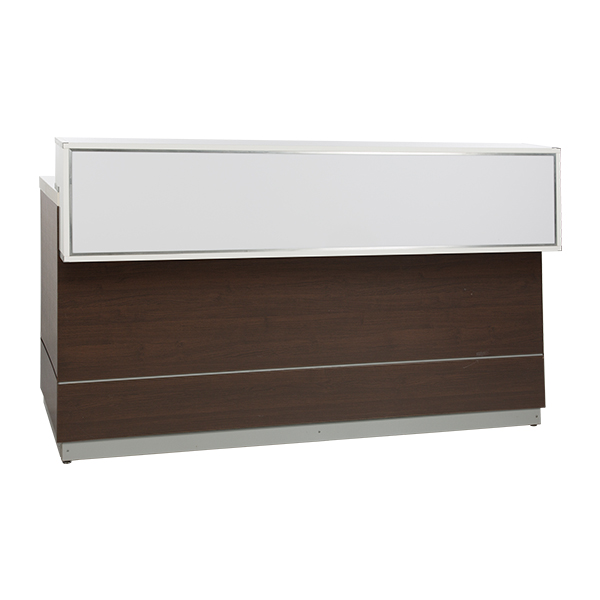 Theke Holzdecor L200*T83*H115 cm mit Deckblatt weiß mieten