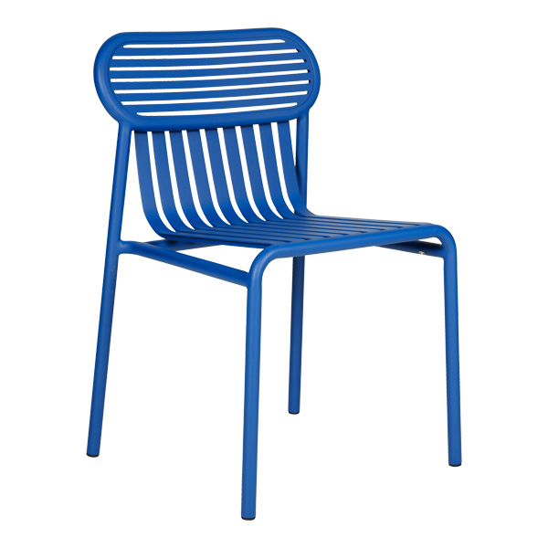 Stuhl Week-End blau B52*T57*H77 SH45 cm mieten