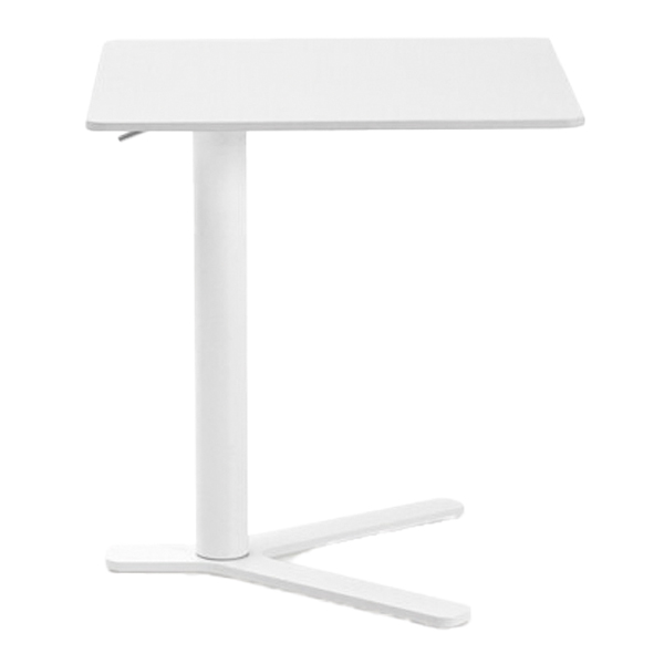 Beistelltisch YO weiß 35*55 cm Höhenverstellbar H52-70 cm mieten