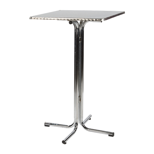 Stehtisch Stockholm Inox Aluminium 70*70*H110 cm mieten