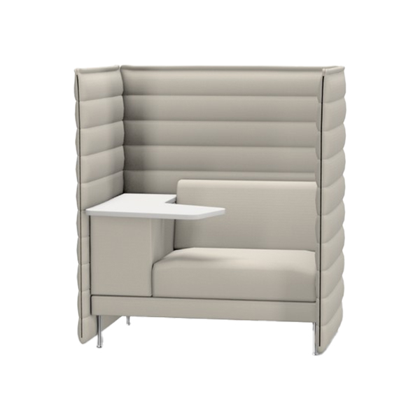 Sofa Alcove Plus Highback Work creme mieten