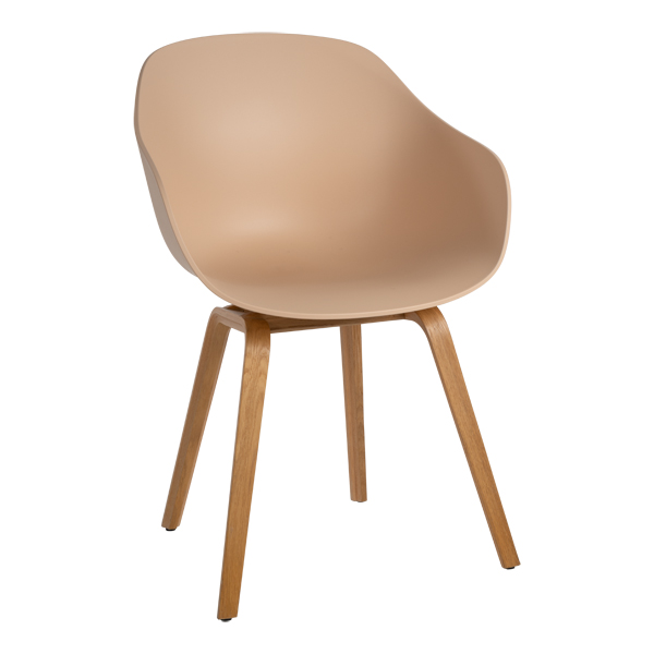 Armlehnstuhl About a Chair AAC 222 pale peach/eiche mieten