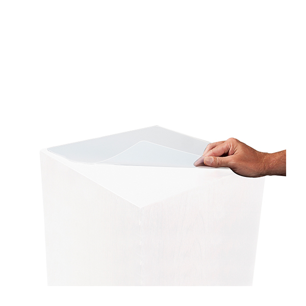 Schutzplatte transparent B58*T58 cm mieten