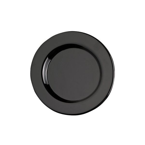 Glasteller Nubo schwarz Ø14 cm mieten