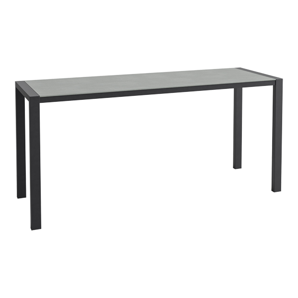 Stehtisch Algarve schwarz/Beton L240*B80*H110 cm mieten