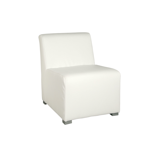 Stuhl Hollywood weiß B52*T70*H70 SH41 cm mieten