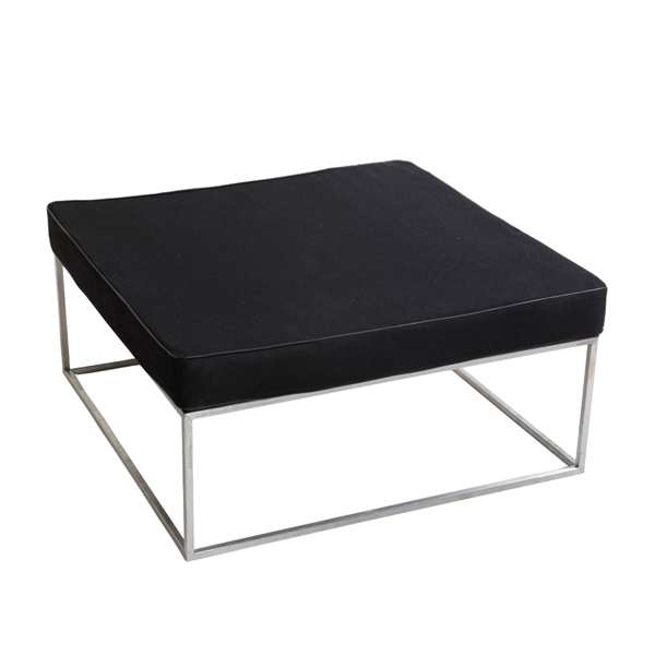 Zinzo Lounger mit Cushion black B84*T84*H40 cm mieten