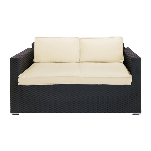 Bank Jamaica mit Kissensatz creme B135*T75*H80 SH37 cm mieten