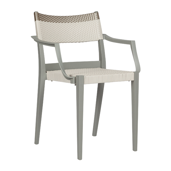 Armchair Play Woven chalk/platinum B57*T52*H82 SH48 cm mieten