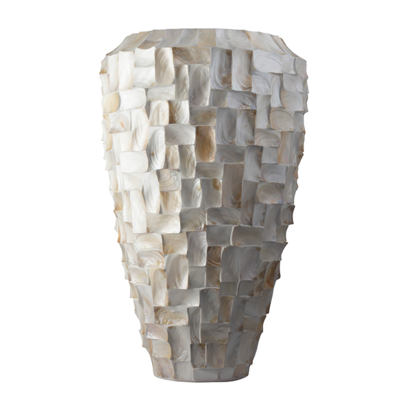 Ocean Shell Vase 150 weiß Ø95 H150 cm mieten