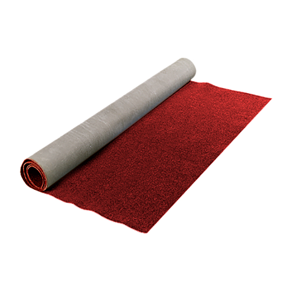 Bordeauxroter Läufer Rollbreite 2 m (Verkauf pro m²) mieten