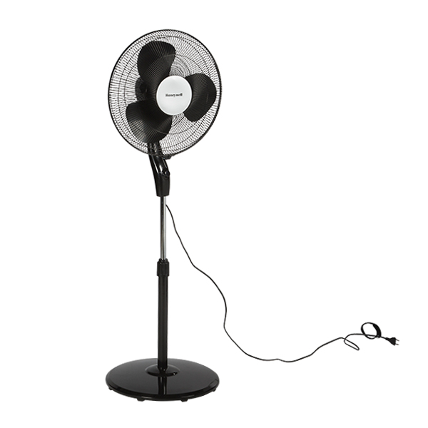 Standventilator Wave schwarz Ø40*H135 cm 230V/50W mieten