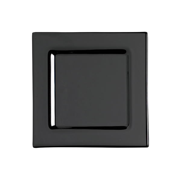 Glasteller Nubo schwarz 20*20 cm mieten
