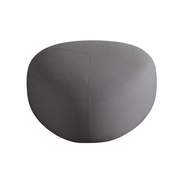 Kipu Hocker 80 hellgrau H40 cm mieten