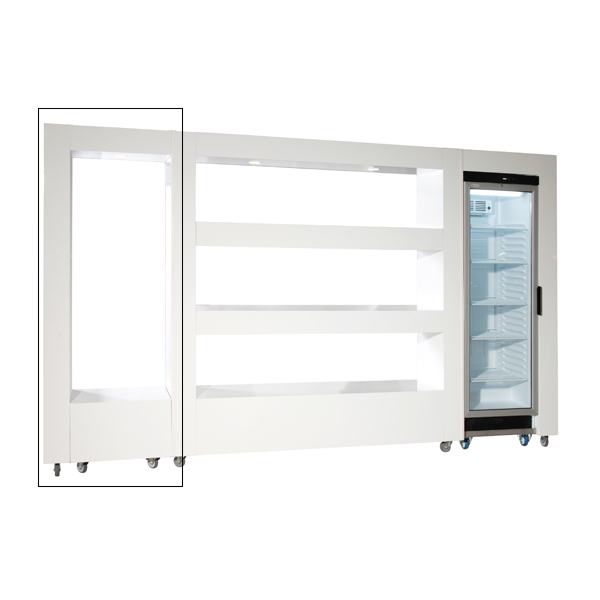Anbaurahmen Design Regal für Deko mieten