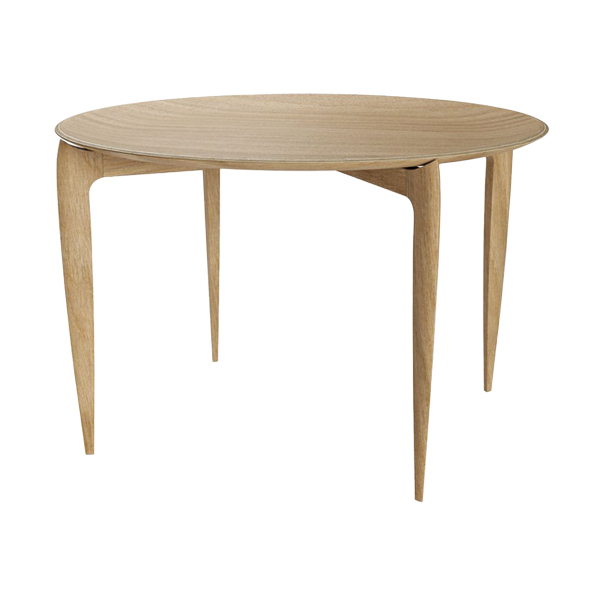 Fritz Hansen Tray Table large Lounge eiche Ø60*H39 cm mieten