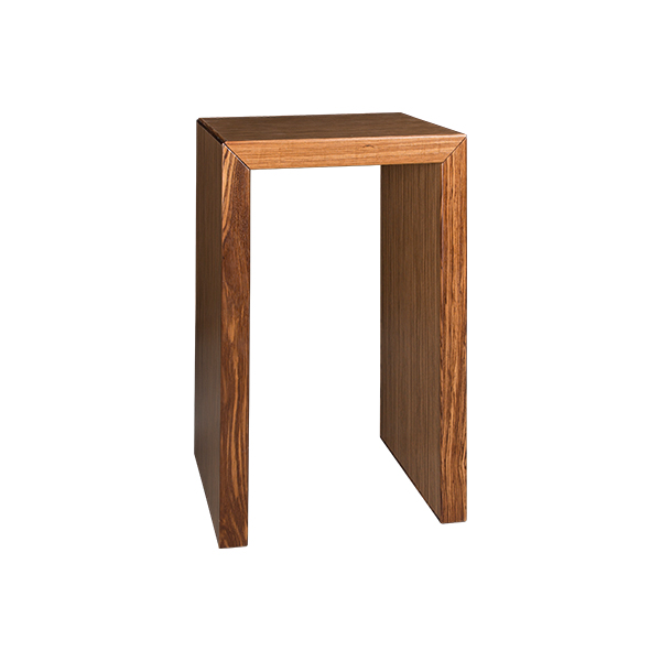Steh-Brückentisch Monte Carlo zebrano L70*B70*H108 cm mieten
