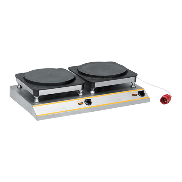 Crepes Dame II, 2 Platten Ø39 cm 400V/4,4kW/16A mieten