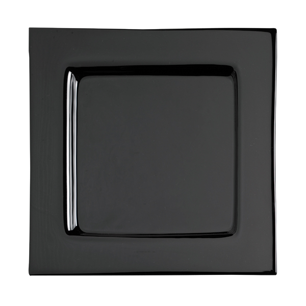 Glasteller Nubo schwarz 32*32 cm mieten