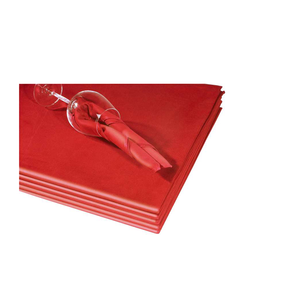 Tischdecke modern rot Ø320 cm mieten