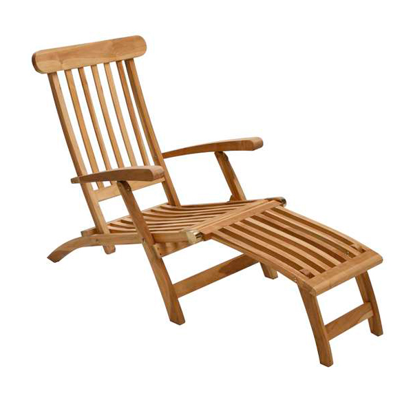 Deckchair Bali massives Teakholz B64*T150*H62 cm mieten