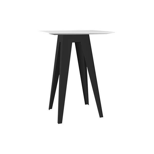 Stehtisch Kranich mit Tischplatte weiß L80*B80*H110 cm mieten