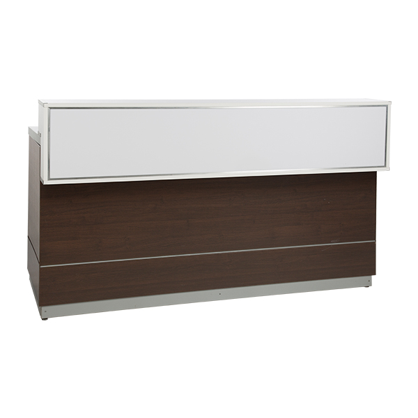 Theke Holzdecor L200*T83*H115 cm mit Deckblatt CNS mieten