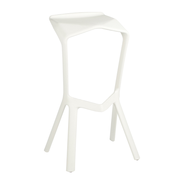 Barhocker Miura weiß B47*T40*H81SH78 cm mieten