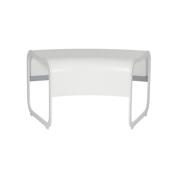 Lounge Bank ZA Angle 45° weiß B48-82*T44*H43 cm mieten