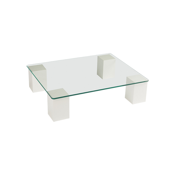 Buffeterhöhung 2/1 GN mit Glasplatte und 4 weißen Quadern mieten