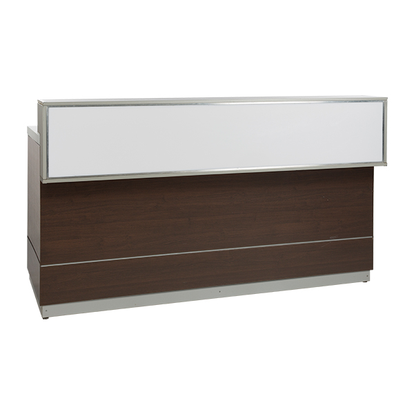 Theke Holzdecor L200*T83*H115 cm mit Deckblatt CNS mieten