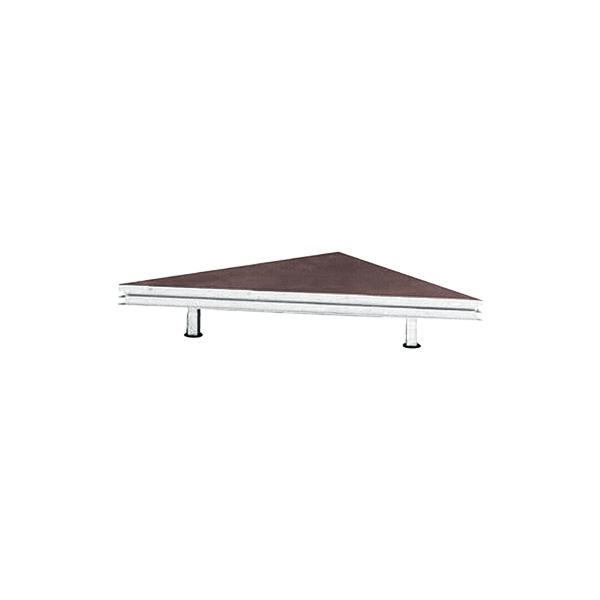 Podiumelement dreieckig B100*L100*141 cm mieten