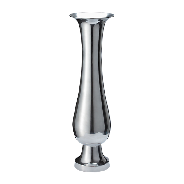 Rococo Vase silber Drip Ø20 H75 cm mieten
