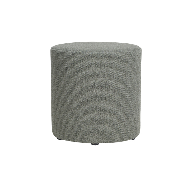 Lounge-Hocker salbei grün Trouville bouclé Ø40*H41 cm mieten