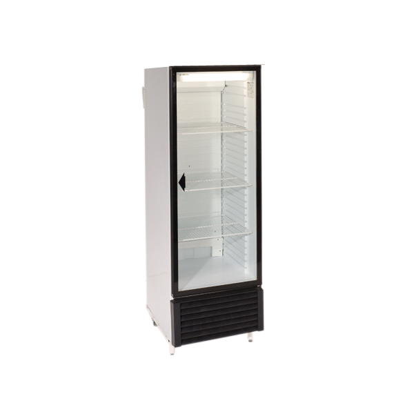 Kühlschrank mit Glastür 360 ltr fahrbar mit 3 Einlegeböden mieten