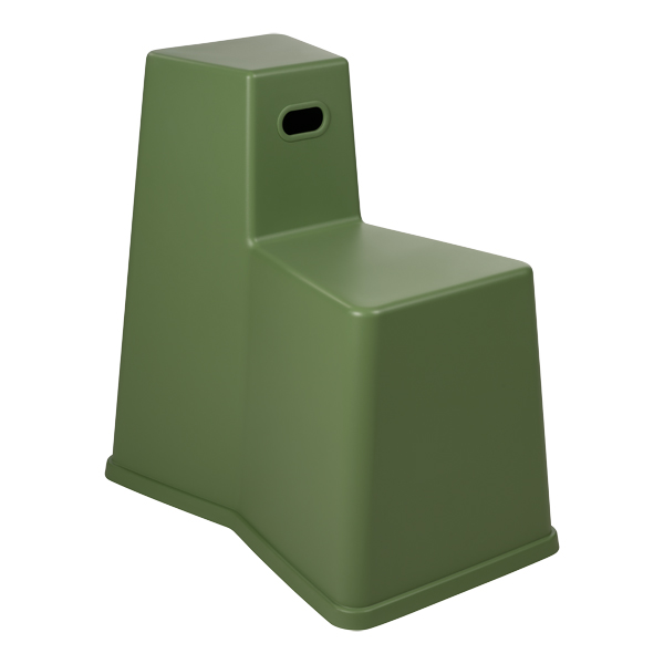 Stool-Tool industry green B46*T72,5*SH48*H75 cm mieten